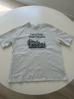 Chateau Montelena Graphic Tee - Light Gray